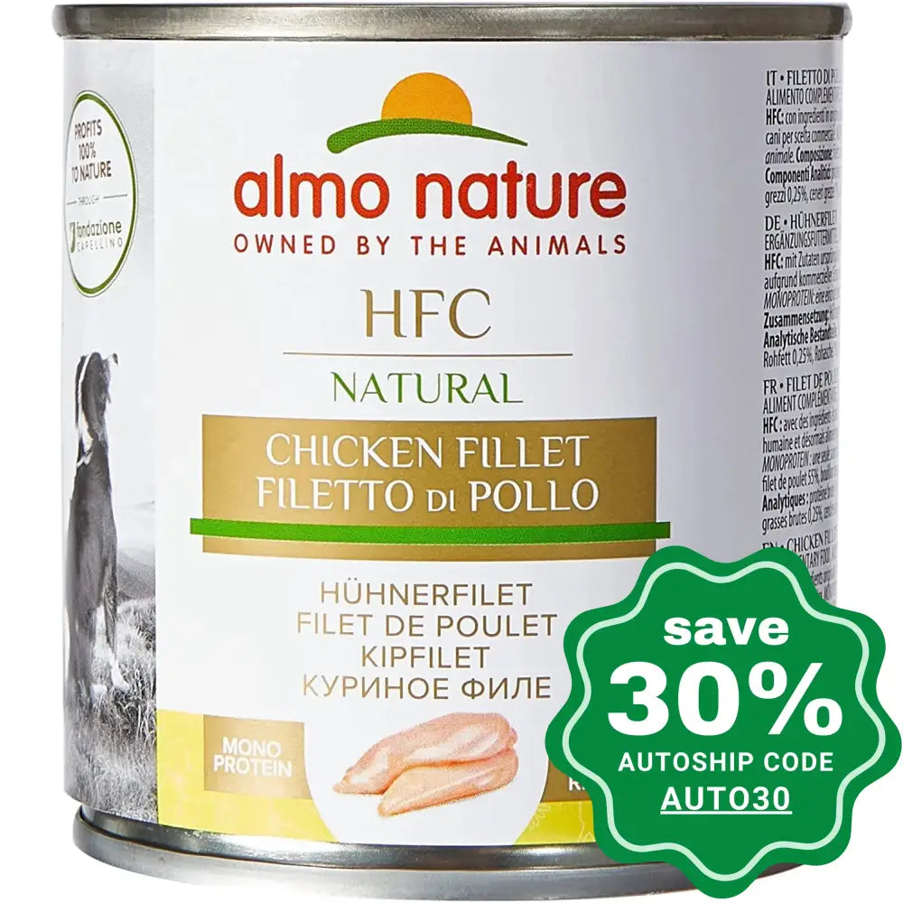 Almo Nature - Wet Food For Dogs Hfc Natural Chicken Fillet 280G (Min. 12 Cans)