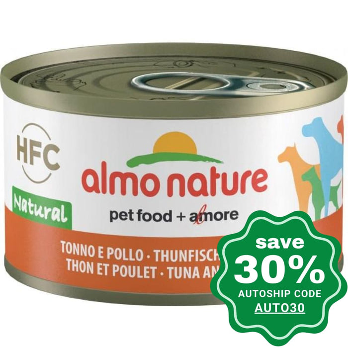 Almo Nature - HFC Natural Canned Dog Food - Chicken & Tuna - 95G (min. 4 Cans) - PetProject.HK