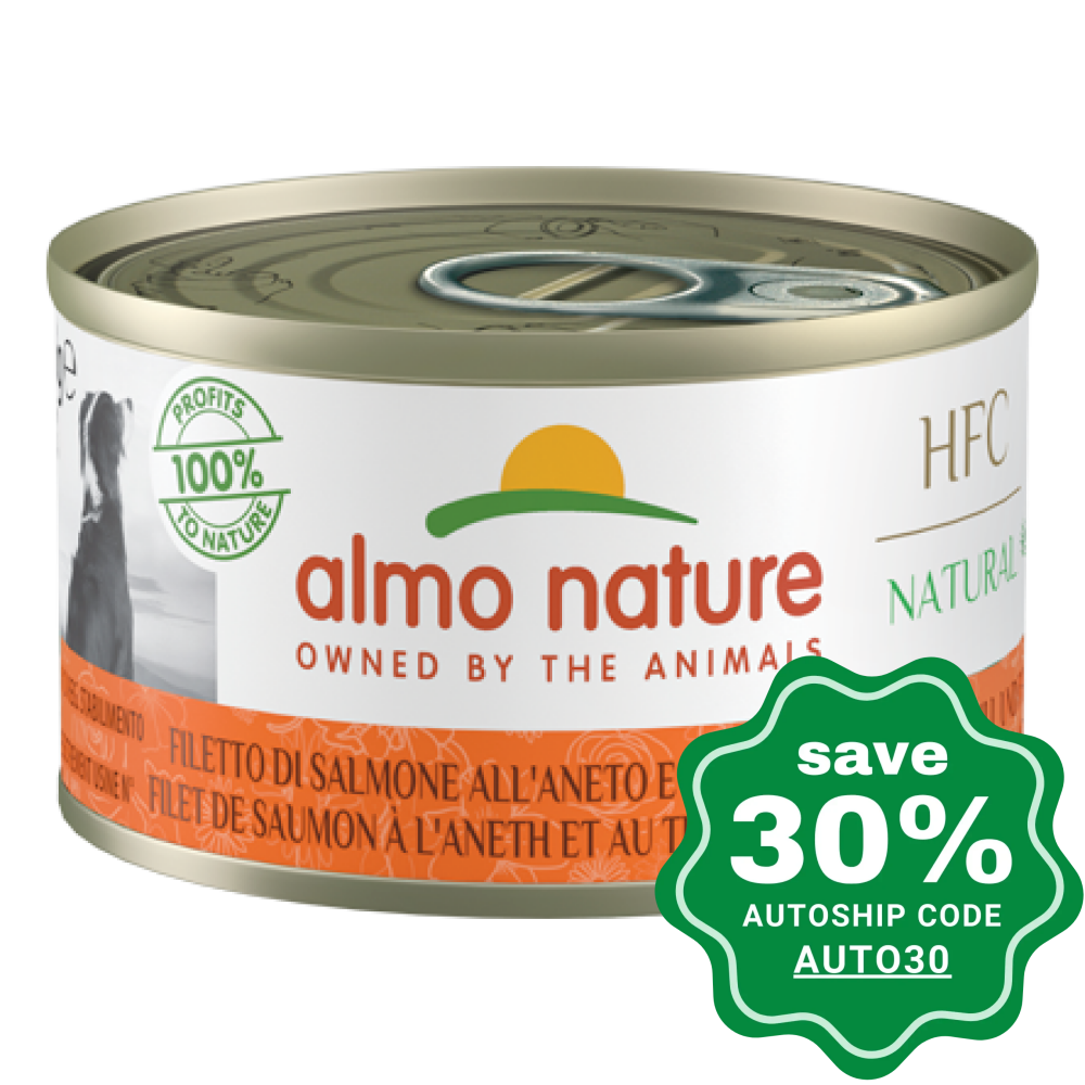 Almo Nature - Wet Food For Dogs Hfc Natural Cuisine Salmon Fillet With Dill & Thyme 95G (Min. 4