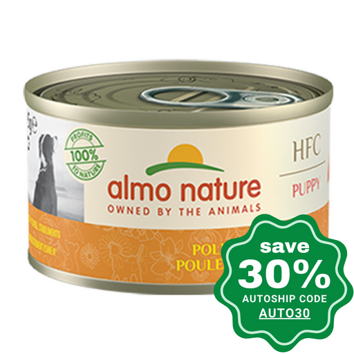 Almo Nature - Wet Food For Puppies Hfc Natural Cuisine Chicken 95G (Min. 4 Cans) Dogs