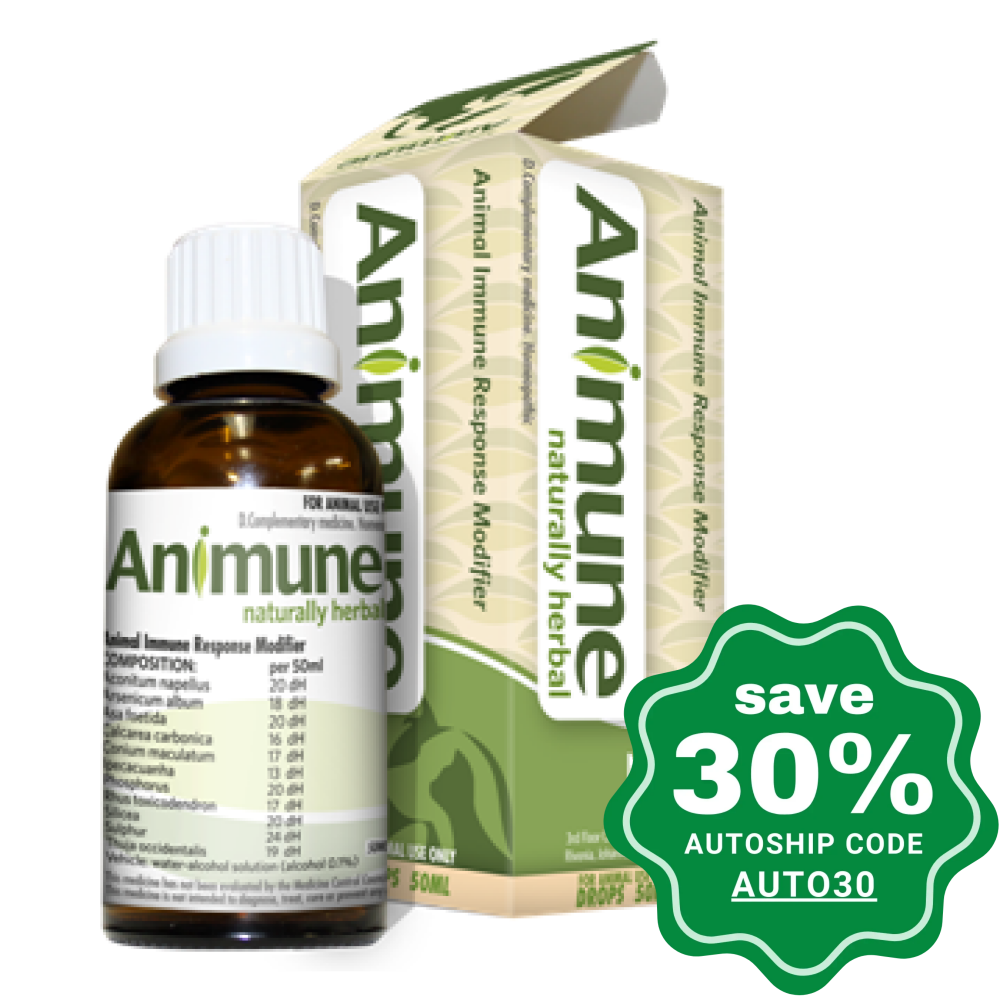 Animune - Naturally Herbal Immune Supplements For Cats & Dogs 50Ml