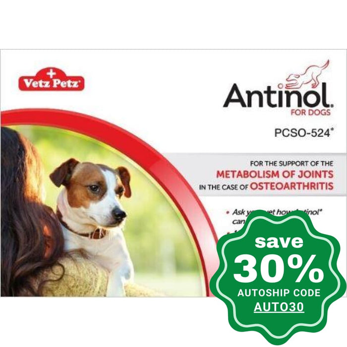 Antinol - Joint Soft Gel Supplement For Dogs 30Caps