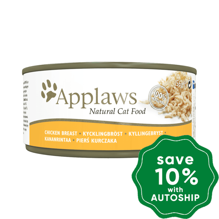 Applaws - Chicken Breast Canned Cat Food 156G (Min. 12 Cans) Cats