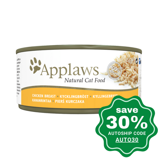 Applaws - Chicken Breast Canned Cat Food 156G (Min. 12 Cans) Cats