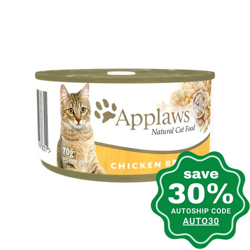 Applaws - Chicken Breast Canned Cat Food 70G (Min. 24 Cans) Cats