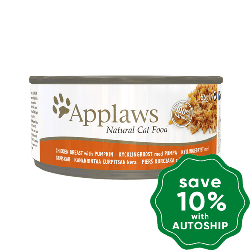 Applaws - Chicken Breast With Pumpkin Canned Cat Food 156G (Min. 12 Cans) Cats