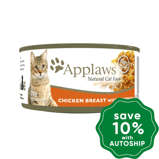 Applaws - Chicken Breast With Pumpkin Canned Cat Food 70G (Min. 24 Cans) Cats