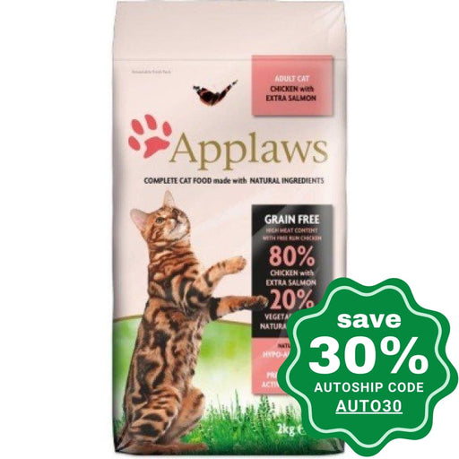 Applaws - Chicken with Salmon Dry Adult Cat Food - 2KG - PetProject.HK