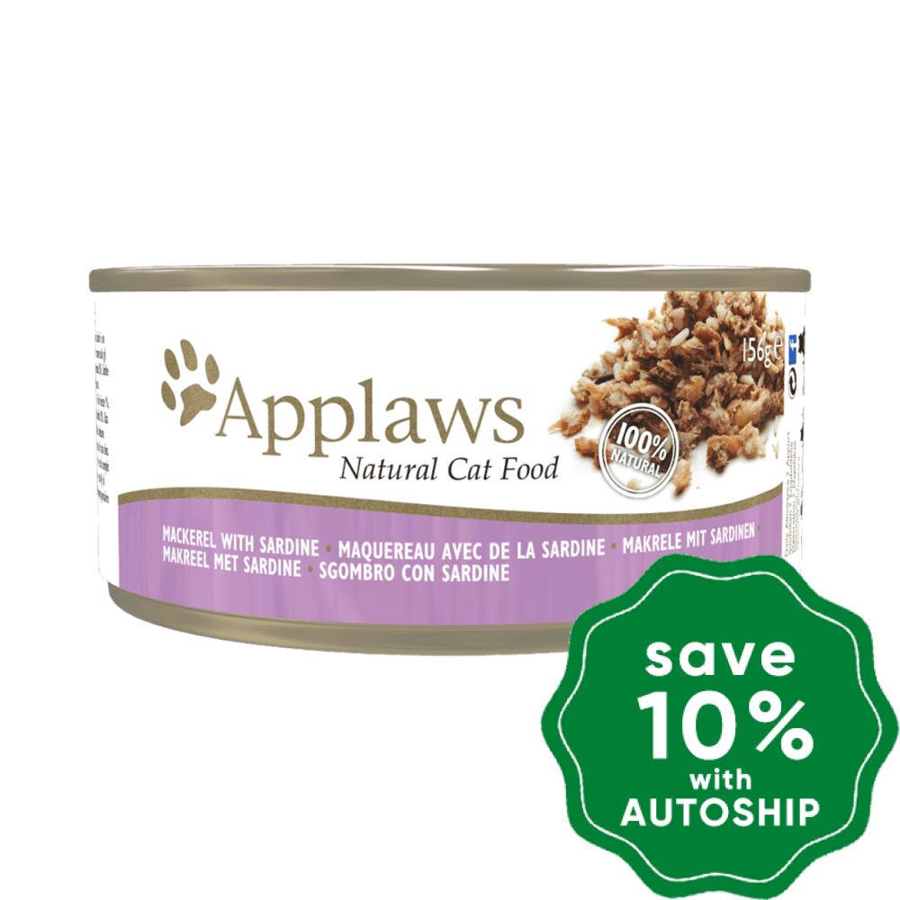Applaws - Mackerel With Sardine Canned Cat Food 156G (Min. 12 Cans) Cats