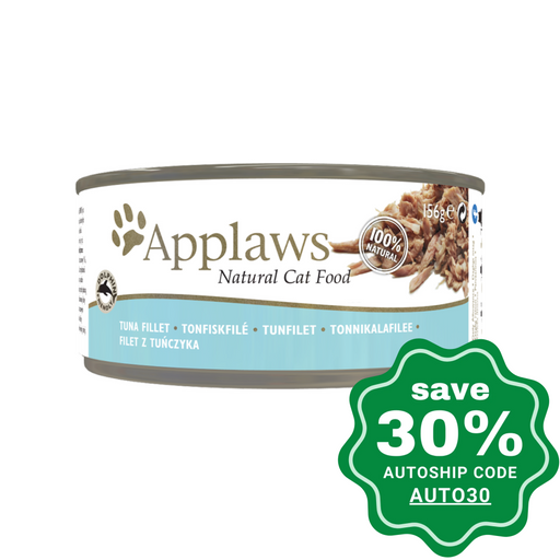Applaws - Tuna Fillet Canned Cat Food 156G (Min. 12 Cans) Cats