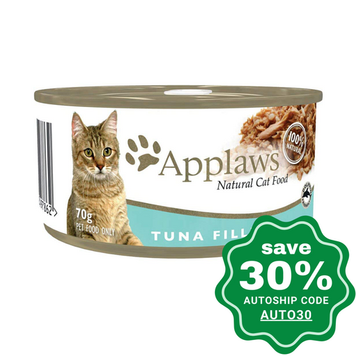 Applaws - Tuna Fillet Canned Cat Food 70G (Min. 24 Cans) Cats