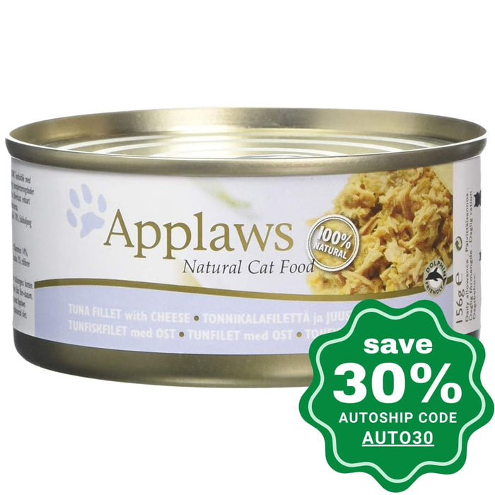 Applaws - Tuna Fillet with Cheese Canned Cat Food - 156G (4 Cans) - PetProject.HK