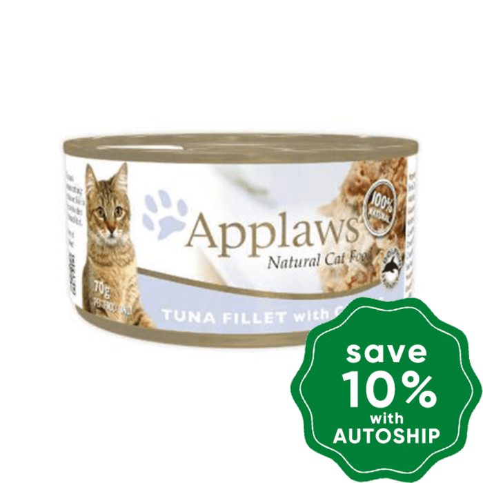 Applaws - Tuna Fillet With Cheese Canned Cat Food 70G (Min. 24 Cans) Cats