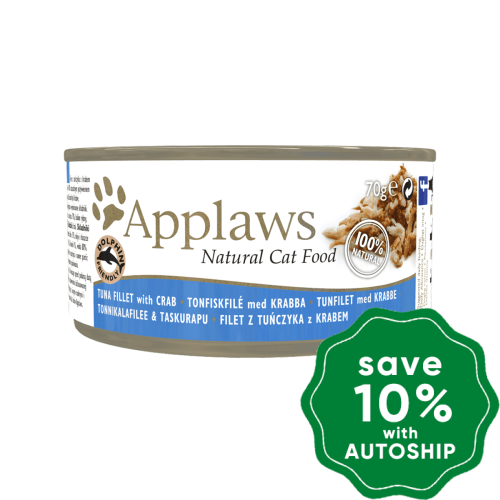 Applaws - Tuna Fillet With Crab Canned Cat Food 70G (Min. 24 Cans) Cats