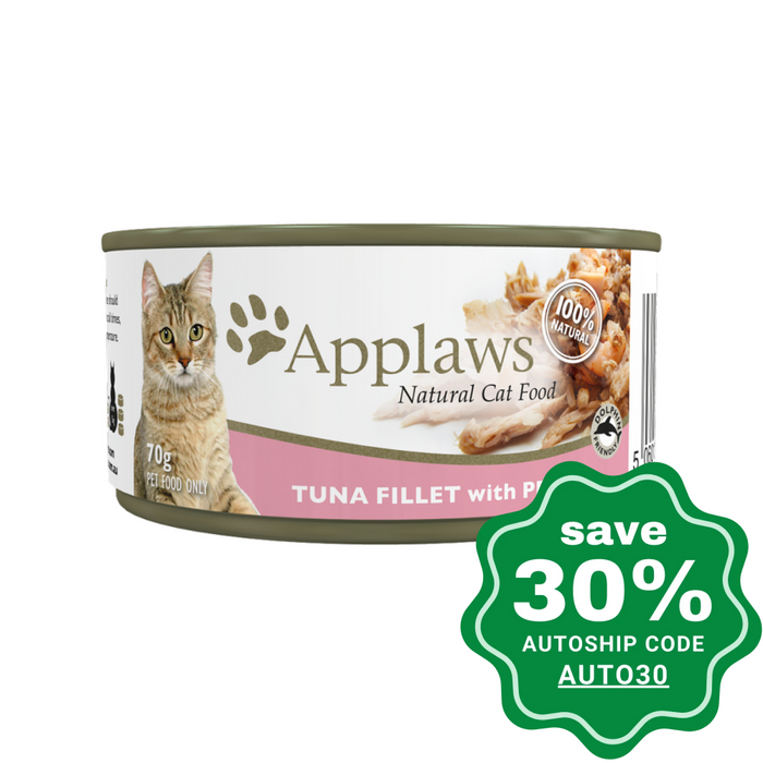 Applaws - Tuna Fillet With Prawn Canned Cat Food 70G (Min. 24 Cans) Cats