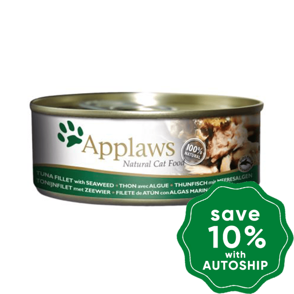 Applaws - Tuna Fillet With Seaweed Canned Cat Food 156G (Min. 12 Cans) Cats