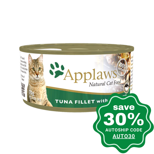 Applaws - Tuna Fillet With Seaweed Canned Cat Food 70G (Min. 24 Cans) Cats