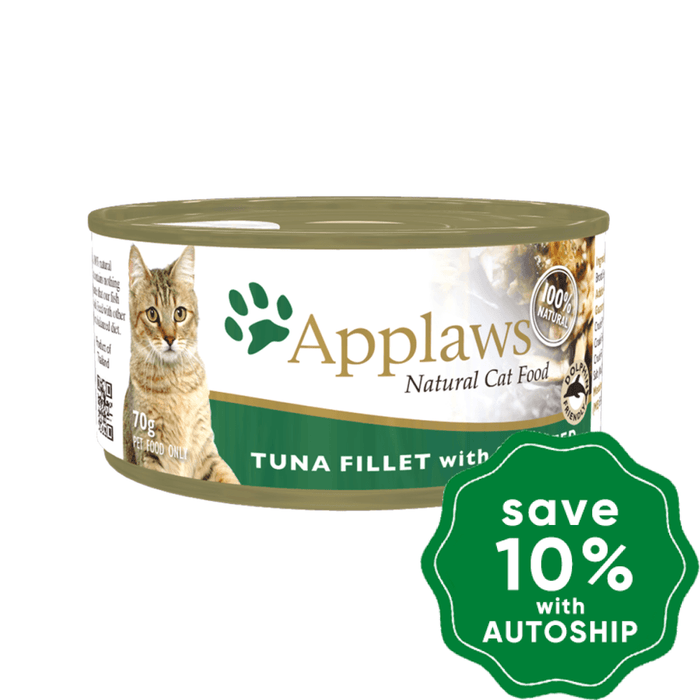 Applaws - Tuna Fillet With Seaweed Canned Cat Food 70G (Min. 24 Cans) Cats
