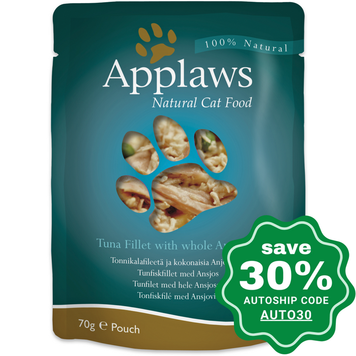 Applaws - Tuna with Anchovy Cat Food Pouch - 70G - PetProject.HK