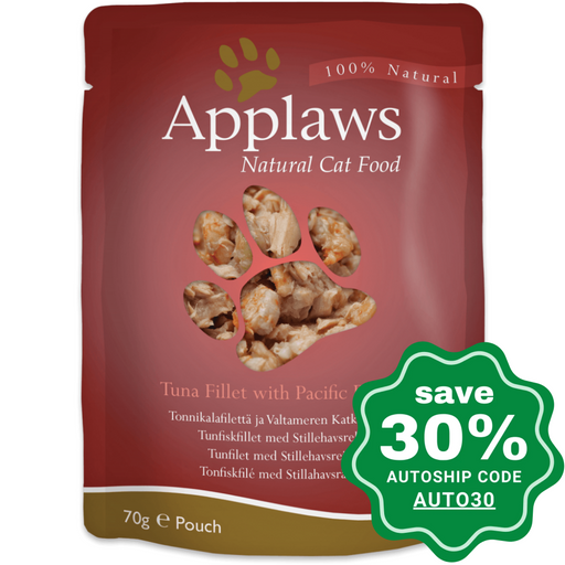 Applaws - Tuna with Pacific Prawn Cat Food Pouch - 70G - PetProject.HK