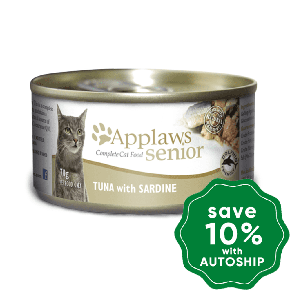 Applaws - Tuna With Sardine Canned Senior Cat Food 70G (Min. 24 Cans) Cats