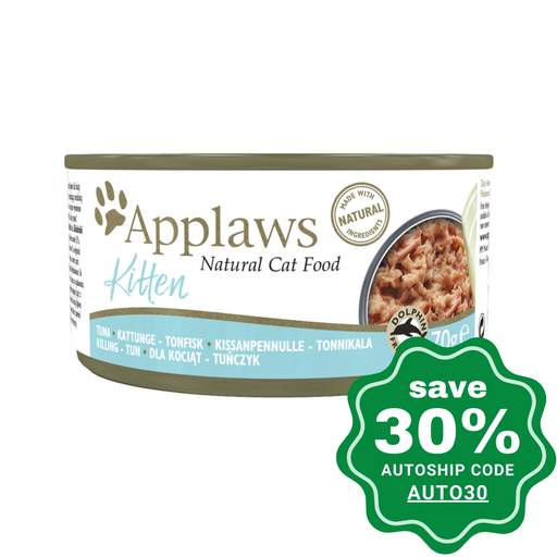 Applaws - Wet Food For Cats Kitten Tin Tuna 70G (Min. 24 Cans)