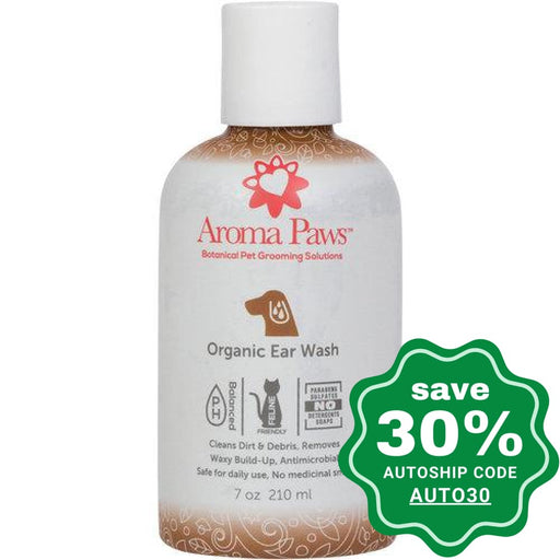 Aroma Paws - Natural Pet Care - Organic Ear Wash - 7OZ - PetProject.HK