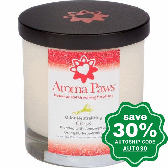 Aroma Paws - Odor Neutralizing Candle - Citrus - 12OZ - PetProject.HK