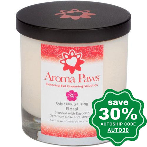 Aroma Paws - Odor Neutralizing Candle - Floral - 12OZ - PetProject.HK