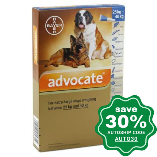 Bayer - Advocate for Dogs 25-40 kg - 3 Tubes - PetProject.HK