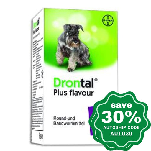 Bayer - Drontal Allwormer For Dogs 1 Box X 8 Tabs (Min. 3 Boxes)