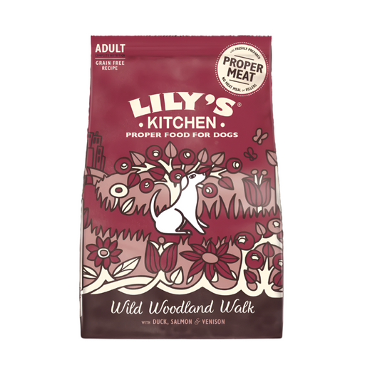 Lilys Kitchen - Dry Dog Food Duck Salmon & Venison 2Kg (Min. 8 Packs) Dogs