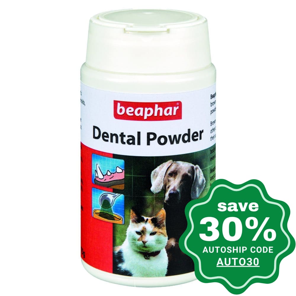 Beaphar - Dental Powder for Cats and Dogs - 75g - PetProject.HK