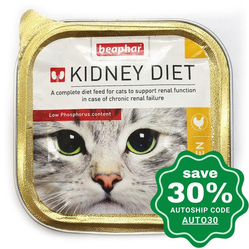 Beaphar - Wet Food For Cats Kidney Diet Chicken 100G (Min. 32 Cans)