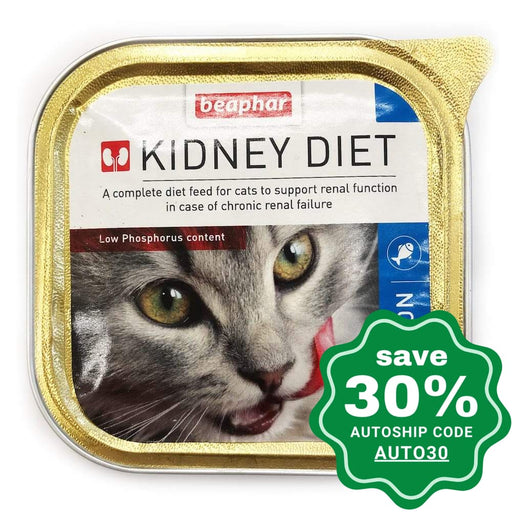 Beaphar - Wet Food For Cats Kidney Diet Salmon 100G (Min. 32 Cans)