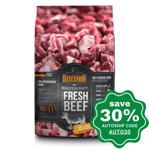 Belcando - Mastercraft Fresh Meat Dog Food Beef 500G Dogs