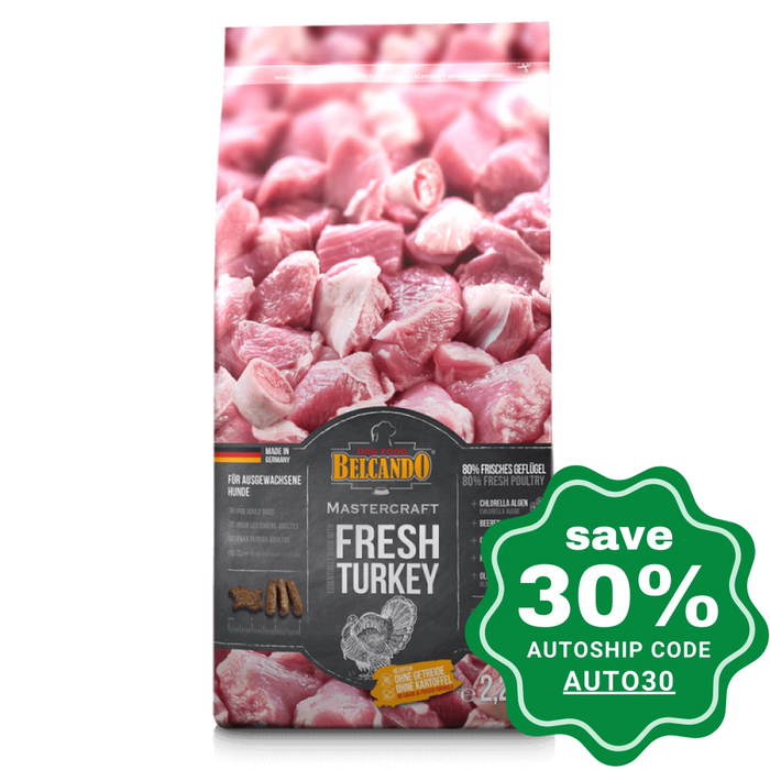 Belcando - Mastercraft Fresh Meat Dog Food Turkey 2.2Kg Dogs