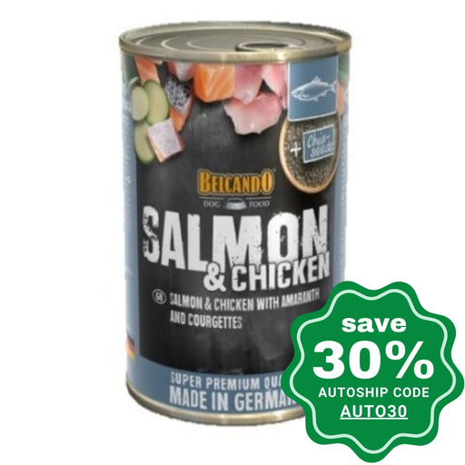 Belcando - Premium Wet Dog Food Salmon & Chicken Recipe 400G (Min. 6 Cans) Dogs
