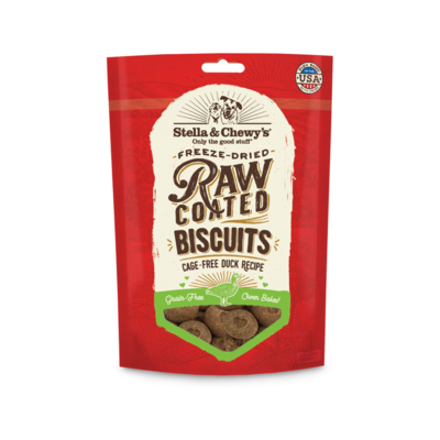 Stella & Chewy's - Dog Treats - Raw Coated Biscuits - Cage-Free Duck Recipe - 9OZ - PetProject.HK