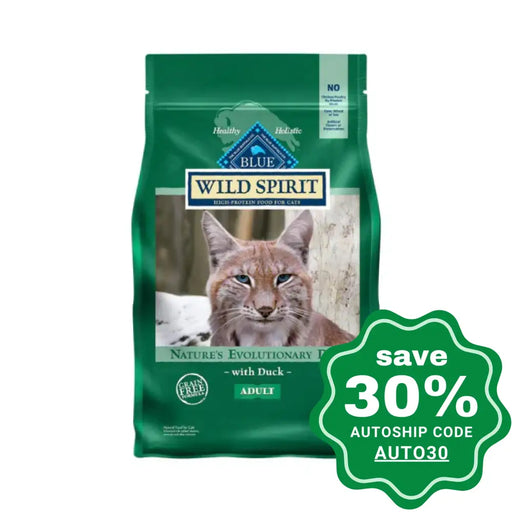 Blue Buffalo - Dry Cat Food Wild Spirit Indoor Adult Duck Recipe 11Lb Cats