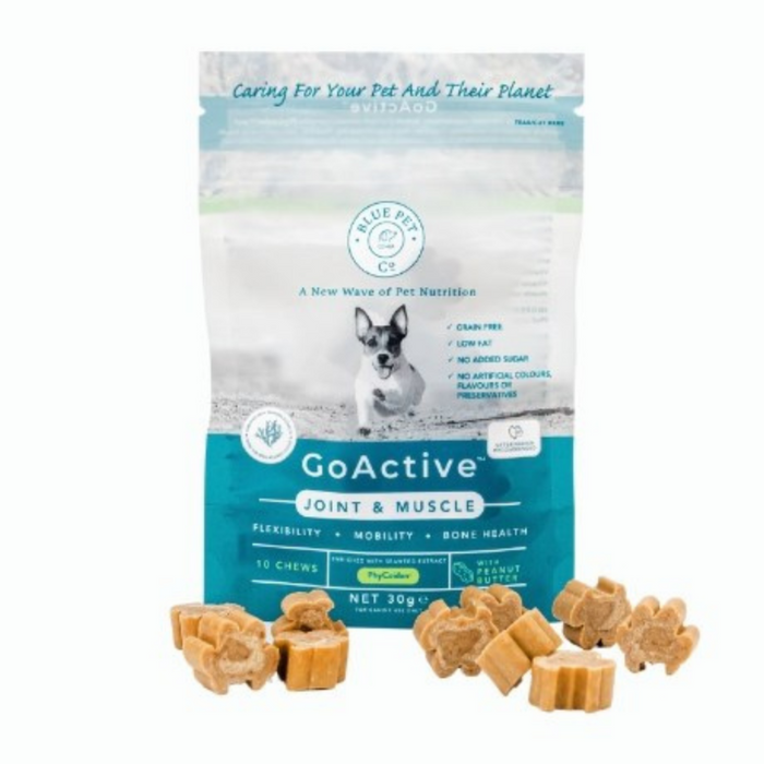 Blue Pet Co - Goactive Joint & Muscle Supplements Peanut Butter 30G Dogs