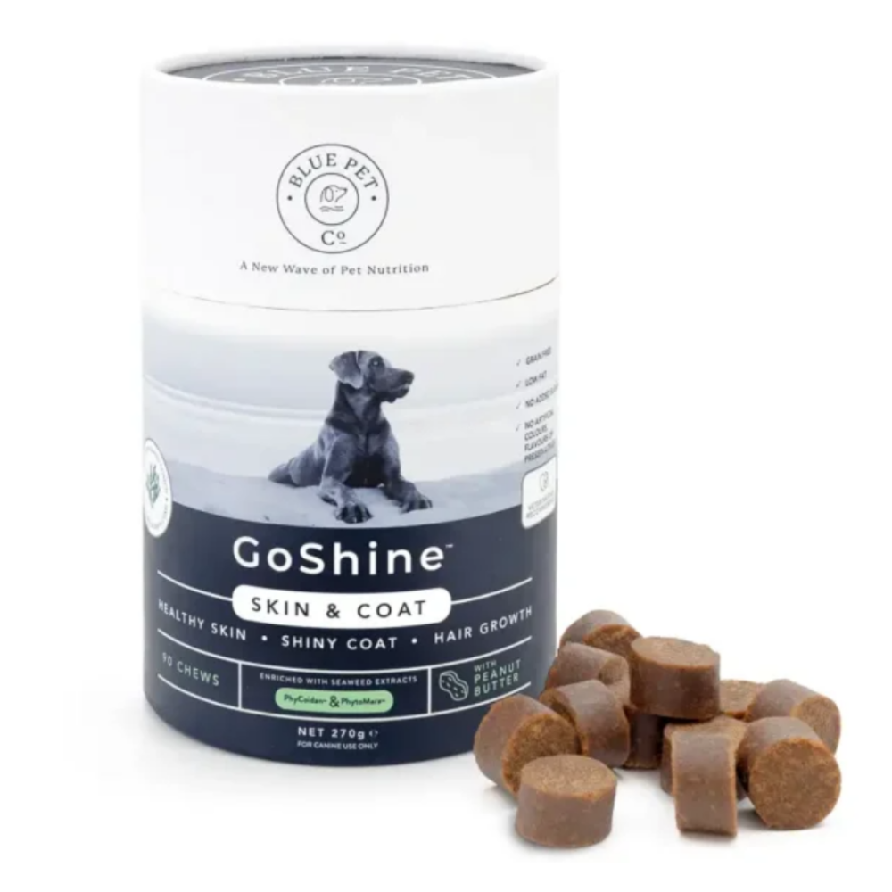 Blue Pet Co - GoShine Skin & Coat Supplements For Dogs - Peanut Butter - PetProject.HK