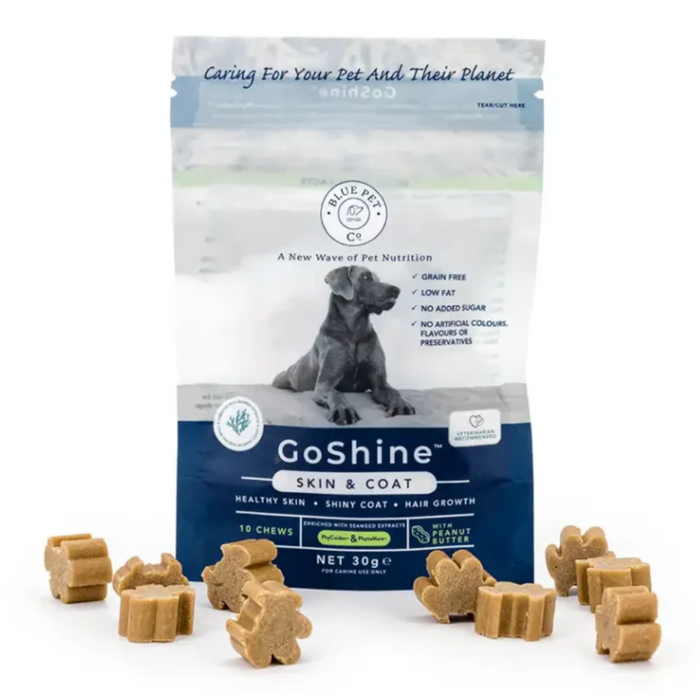 Blue Pet Co - Goshine Skin & Coat Supplements Peanut Butter 30G Dogs