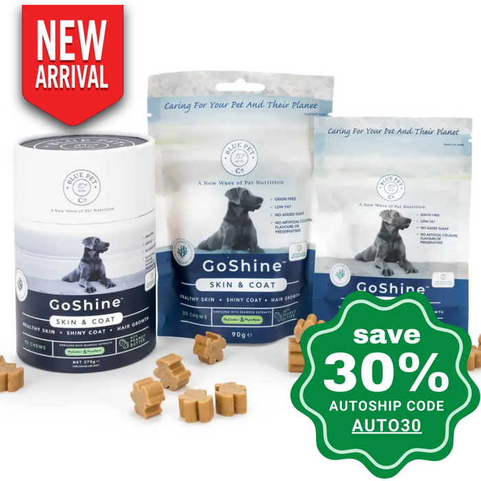 Blue Pet Co - Goshine Skin & Coat Supplements Peanut Butter Dogs