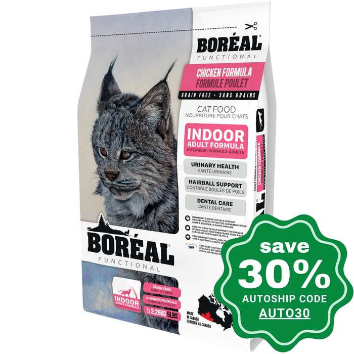 Boreal - Grain Free Cat Food Indoor 5Lb Cats