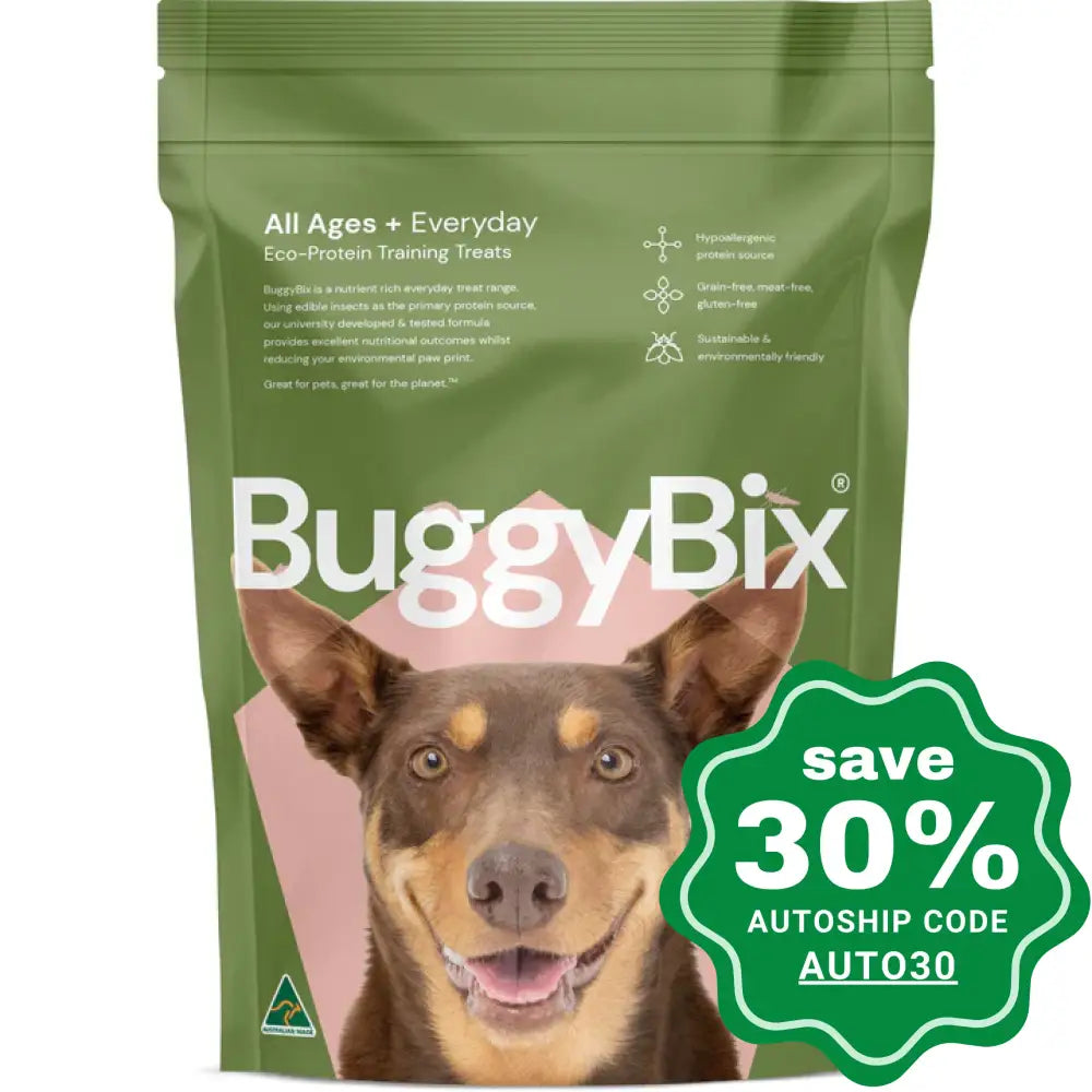 Buggybix - Dried Treats For Dogs All Ages + Everyday Eco-Protein Training 170G