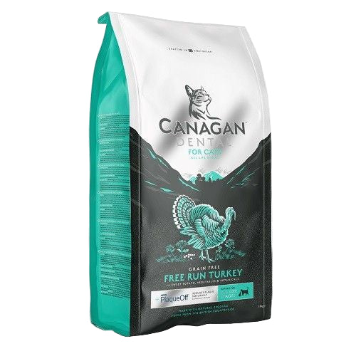 Canagan - Grain Free Dry Cat Food Dental Turkey 4Kg Cats
