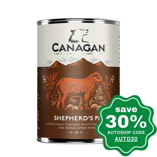 Canagan - Grain Free Canned Adult Dog Food - Shepherd's Pie - 400G (3 Cans) - PetProject.HK