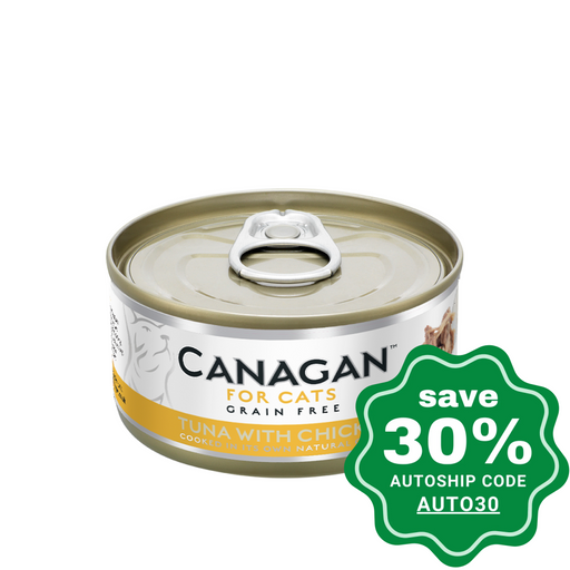 Canagan - Grain Free Canned Cat Food - Tuna with Chicken for Cats - 75G (3 Cans) - PetProject.HK