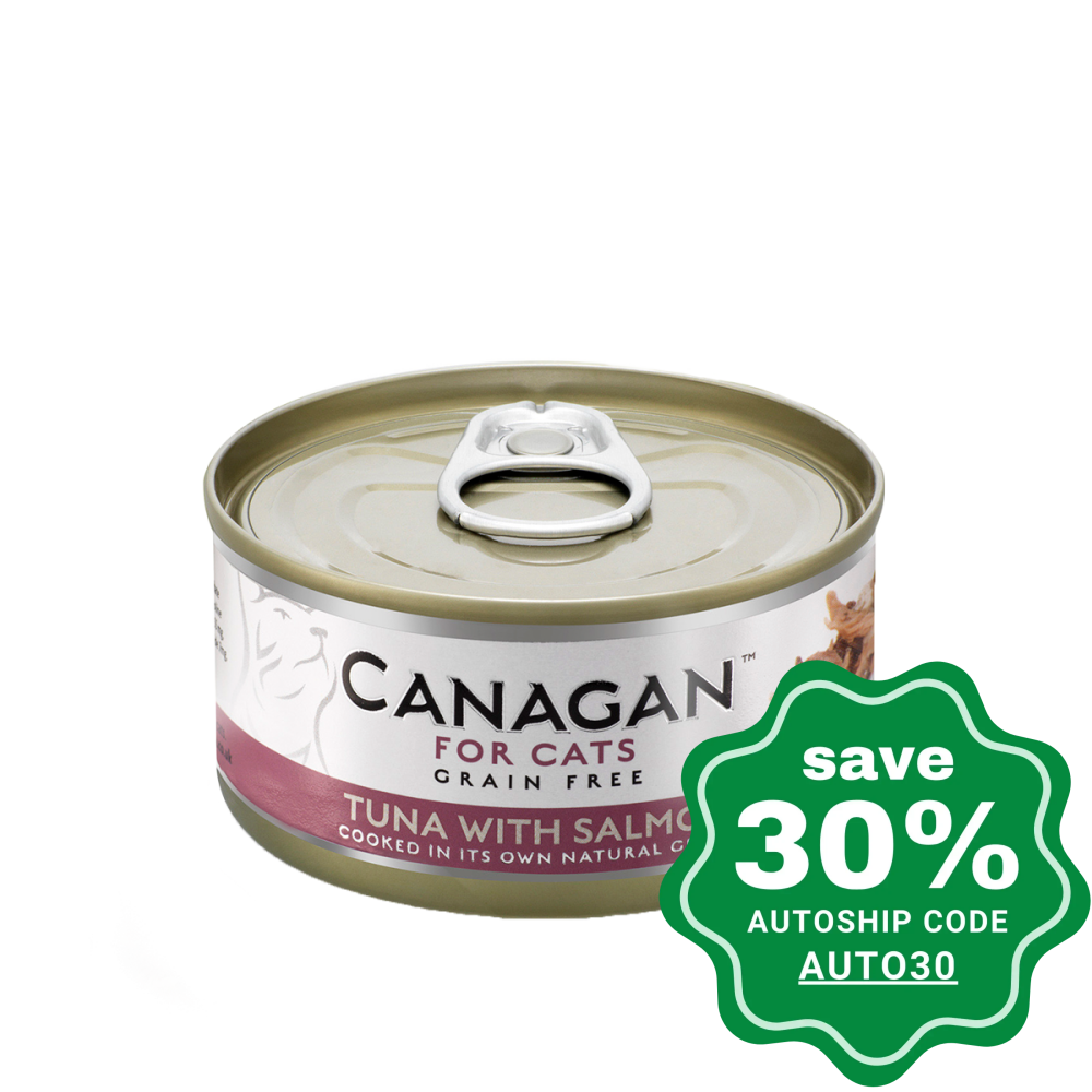 Canagan - Grain Free Canned Cat Food - Tuna with Salmon for Cats - 75G (3 Cans) - PetProject.HK